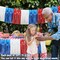 5 Pack 10 Feet Parade Floats Foil Fringe Garland Metallic Tinsel Streamers Banner for Wedding Birthday Party 4th of July Memorial Patriotic Day Decoration (Royal Blue Red White)